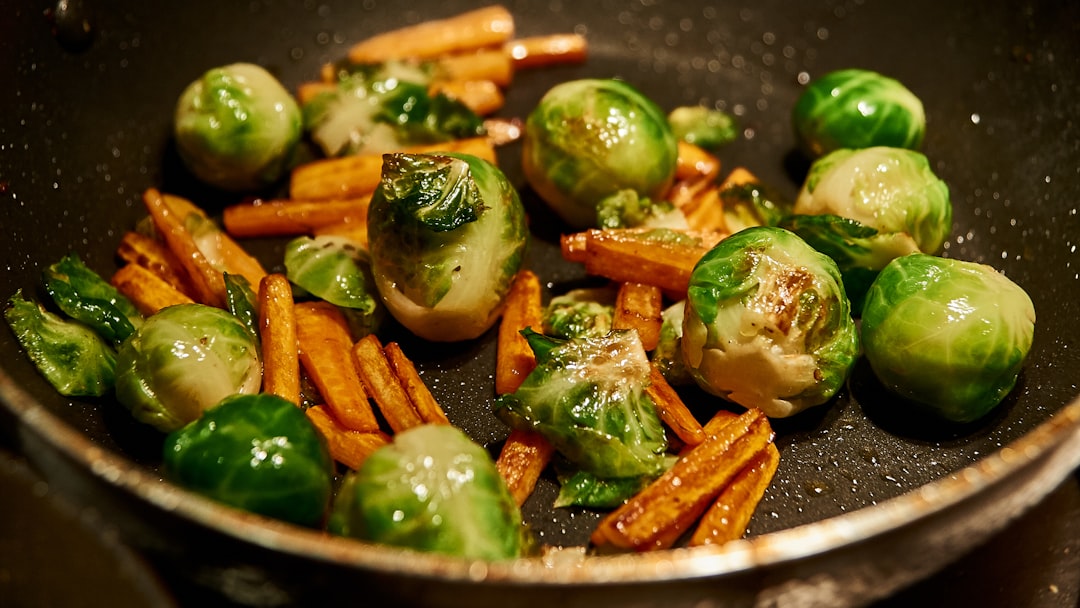 Brussels Sprouts Roasted Crispy With Balsamic Glaze