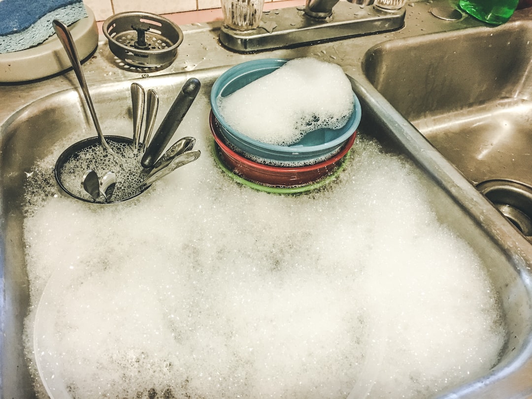 Dirty Kitchen Sponge Bacteria Cleaning