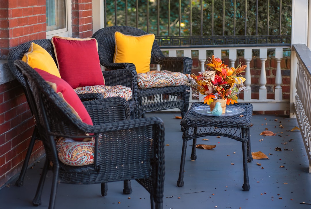 Outdoor Porch Furniture Cleaning Cushions Staging
