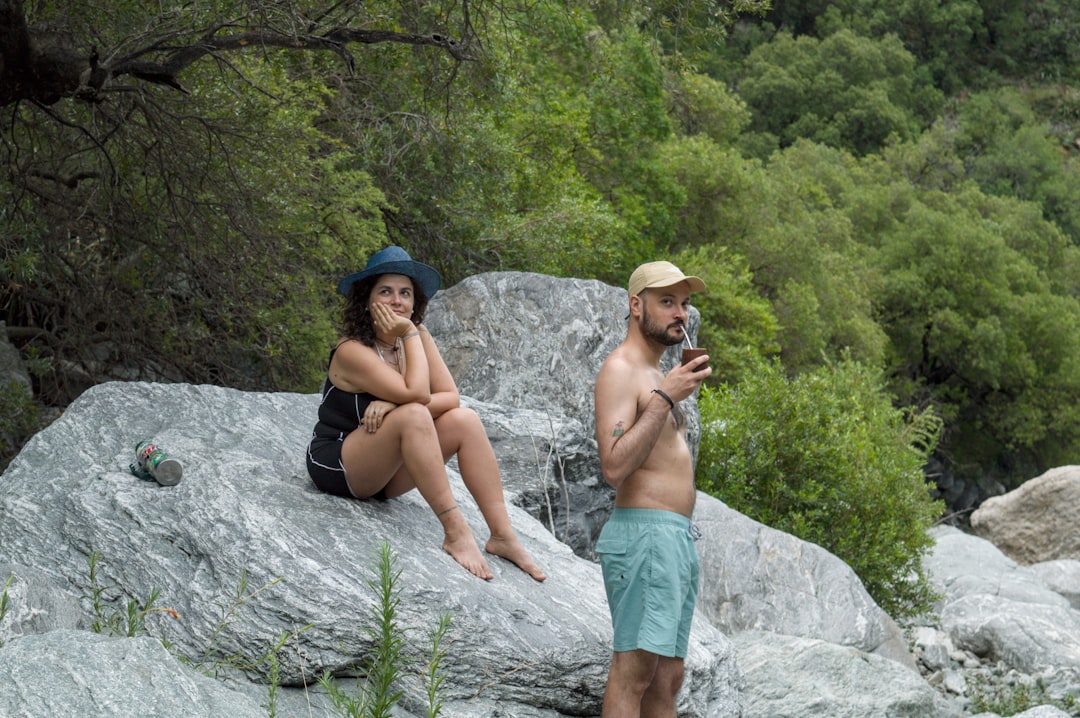 Adventurous Spirit Couple Exploring Nature