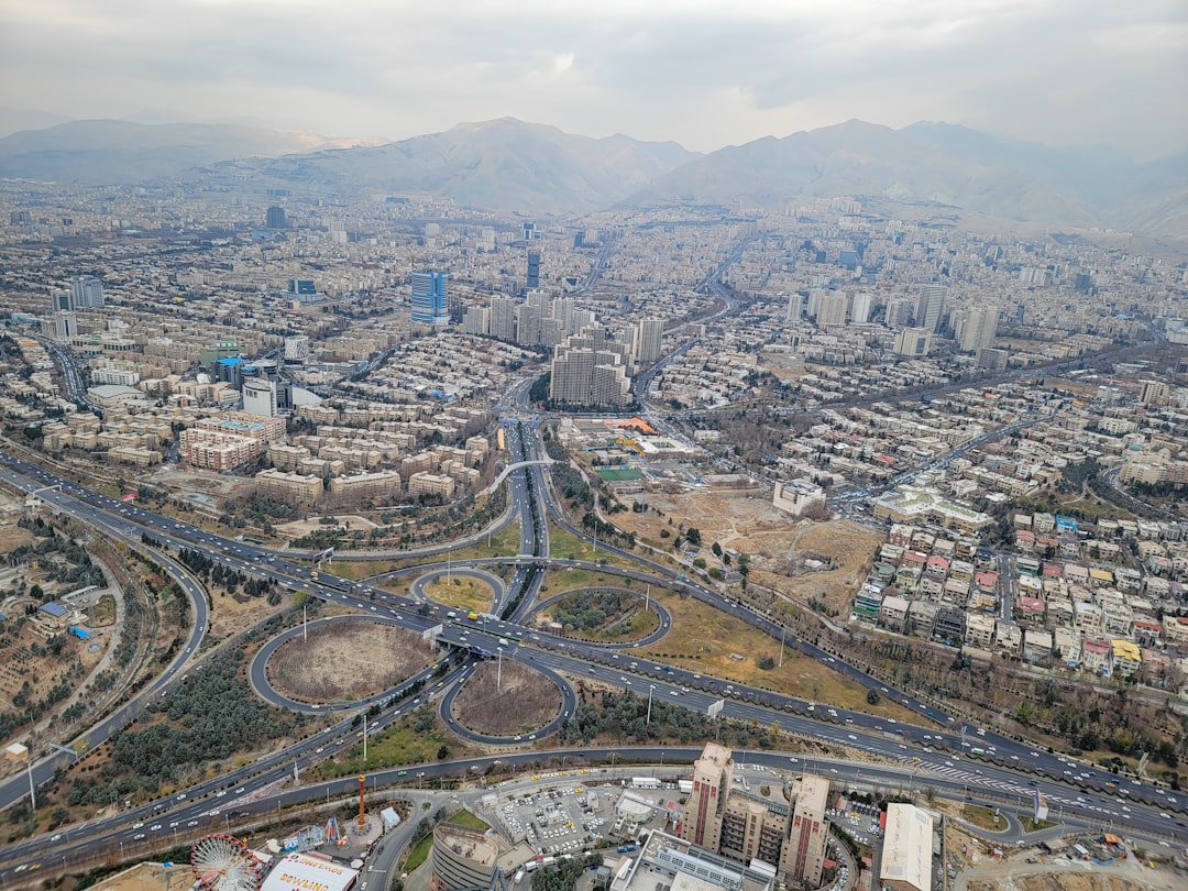Tehran Air Pollution Smog Cityscape