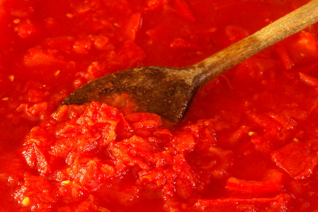 Uncovered Red Sauce