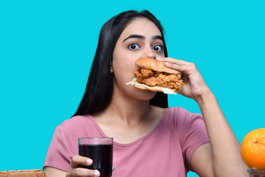 Energized Person Eating