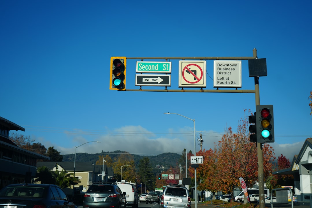 Traffic Signs And Vehicles