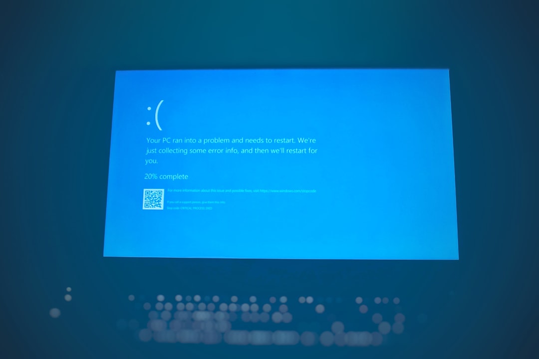 Corrupted Computer Screen