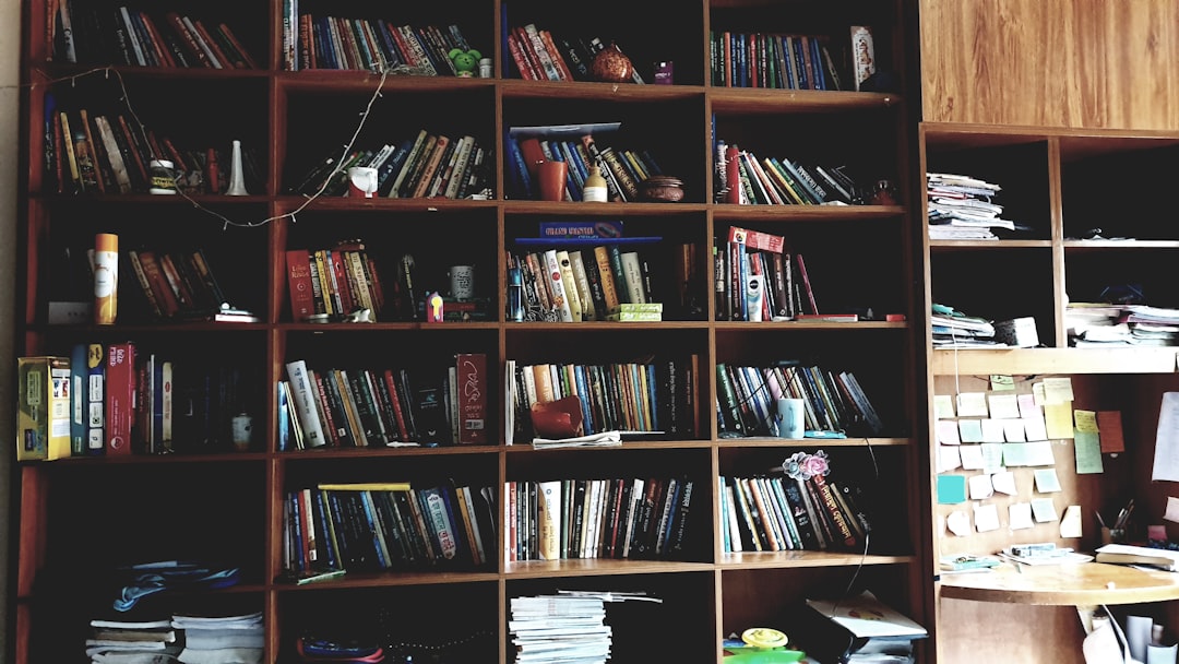 Cluttered Open Shelves