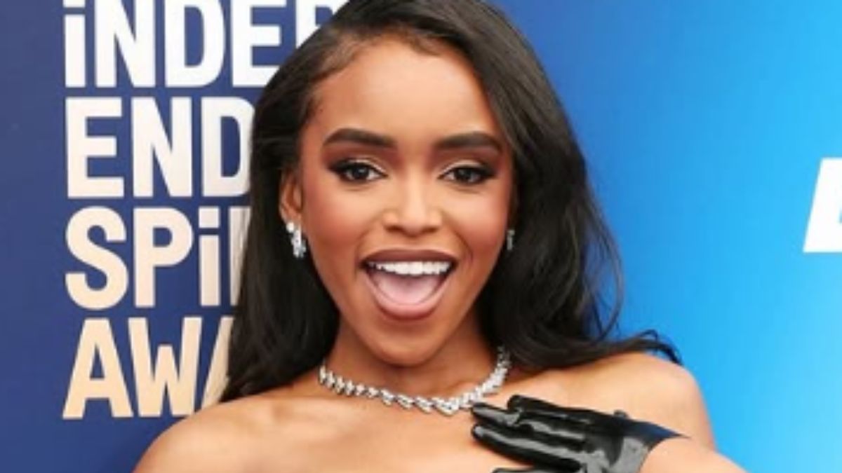 Lovie Simone’s Skin-Tight Leather Corset Is the Ultimate Red Carpet Power Piece