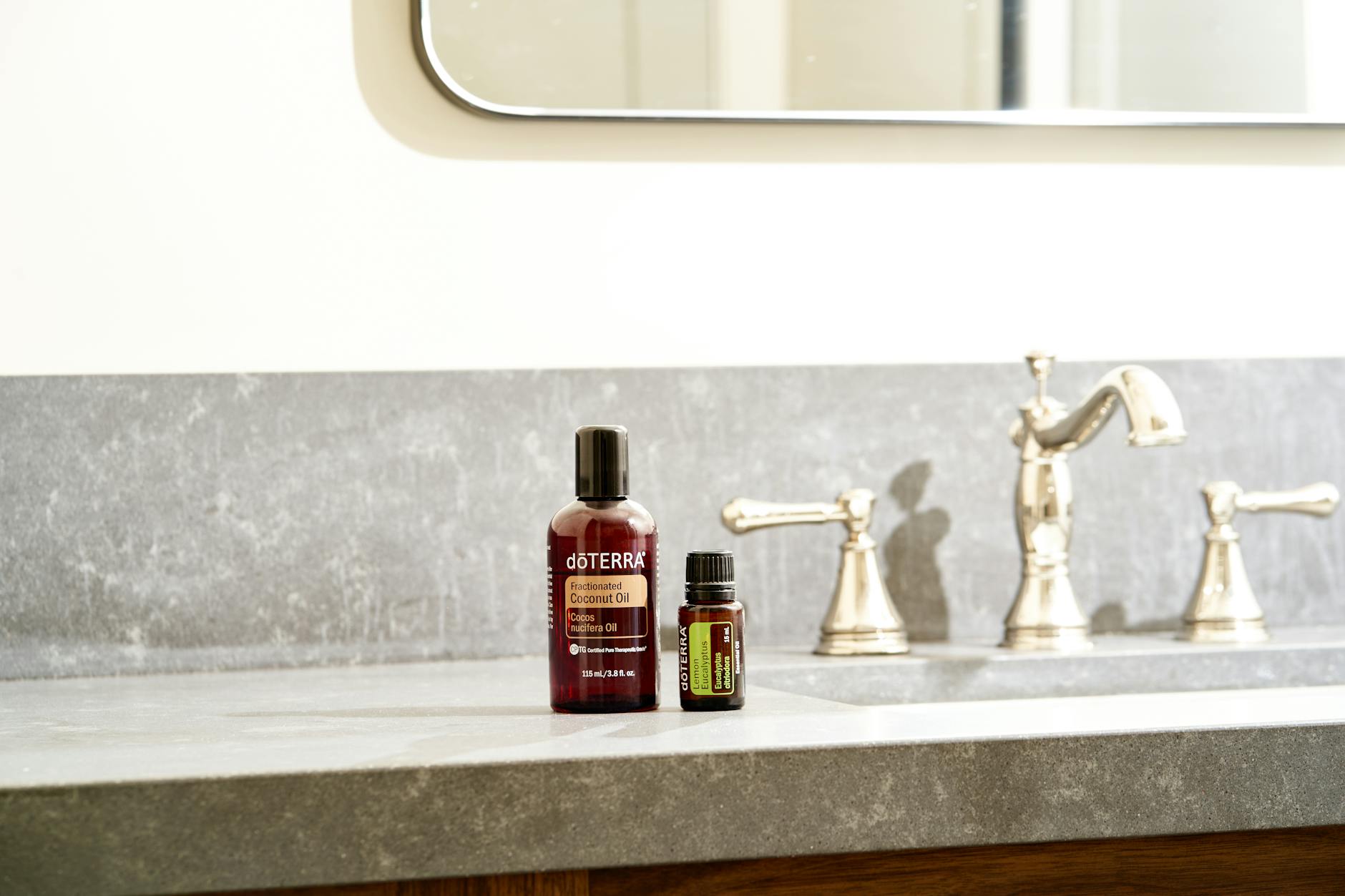 Organized Bathroom Counter Essentials