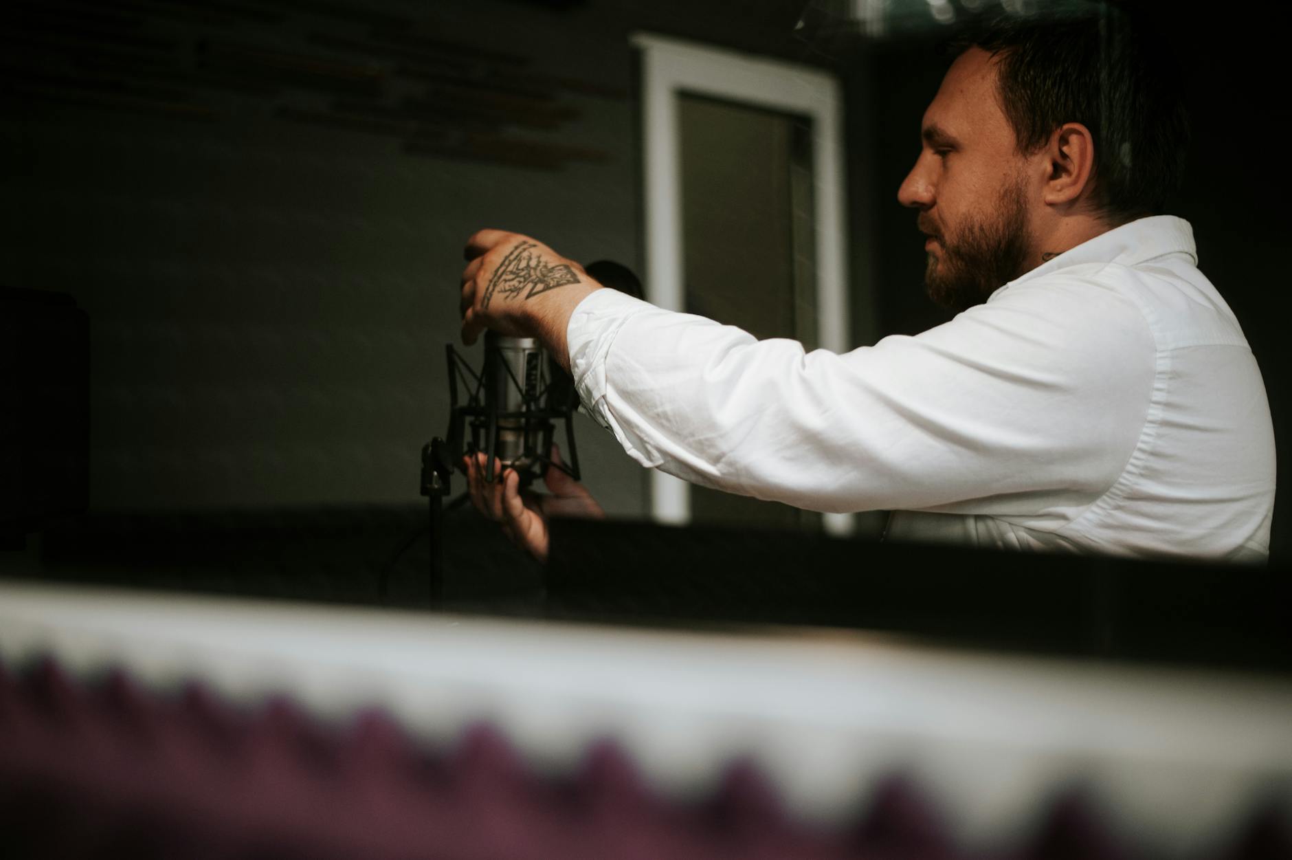 Person Adjusting Speech