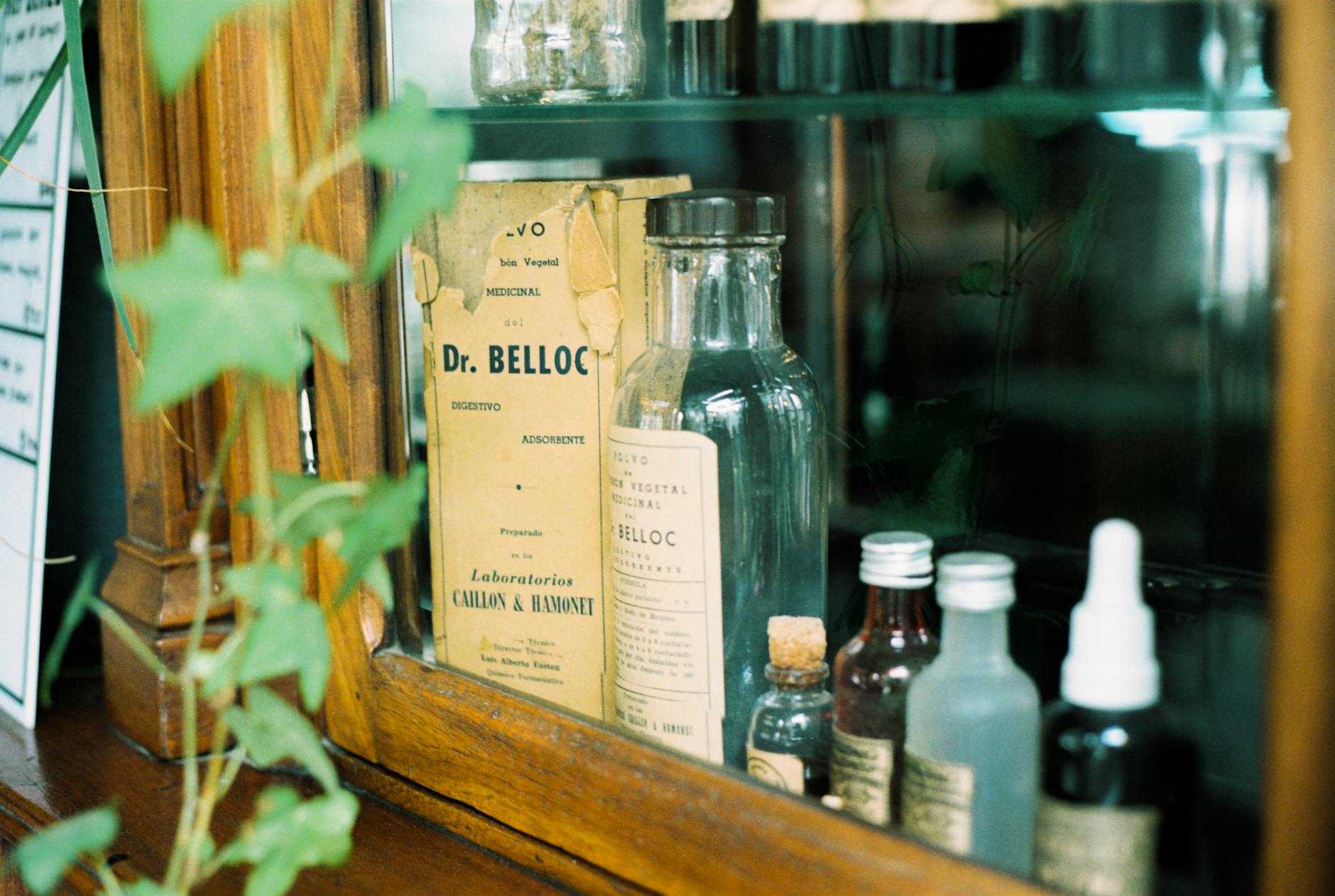 Medicine Cabinet With Items