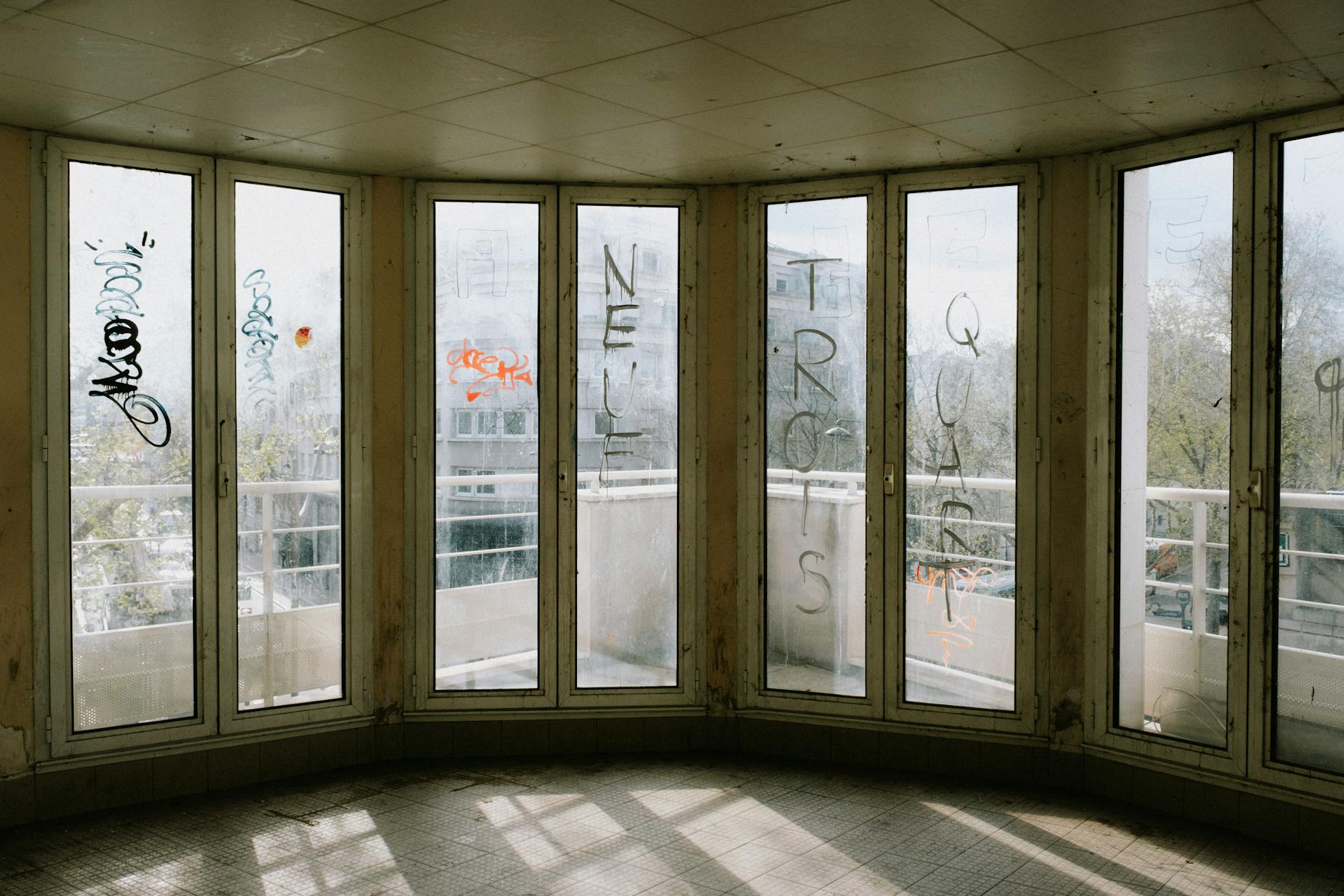 Dirty Window Tracks Dust Cleaning