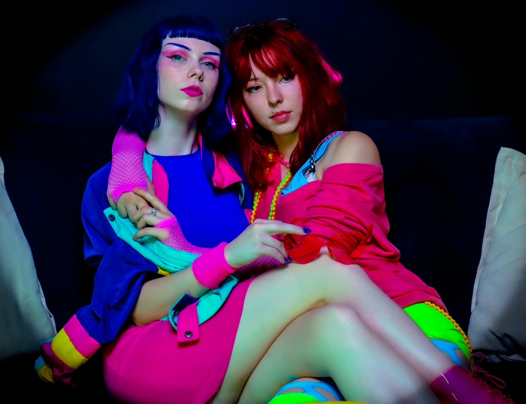 Neon Colors Fashion Outfits Accessories