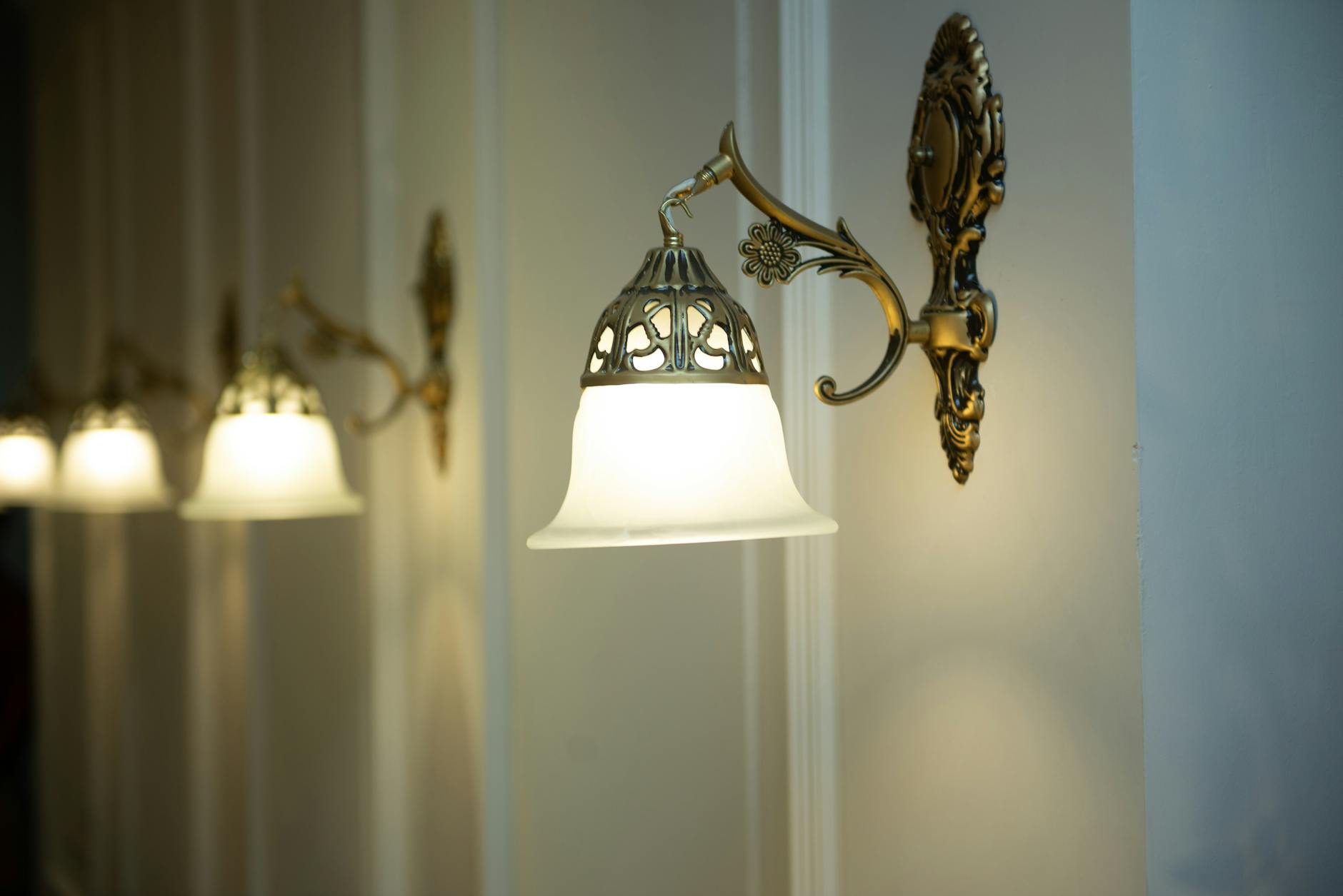 Mismatched Brass Fixtures