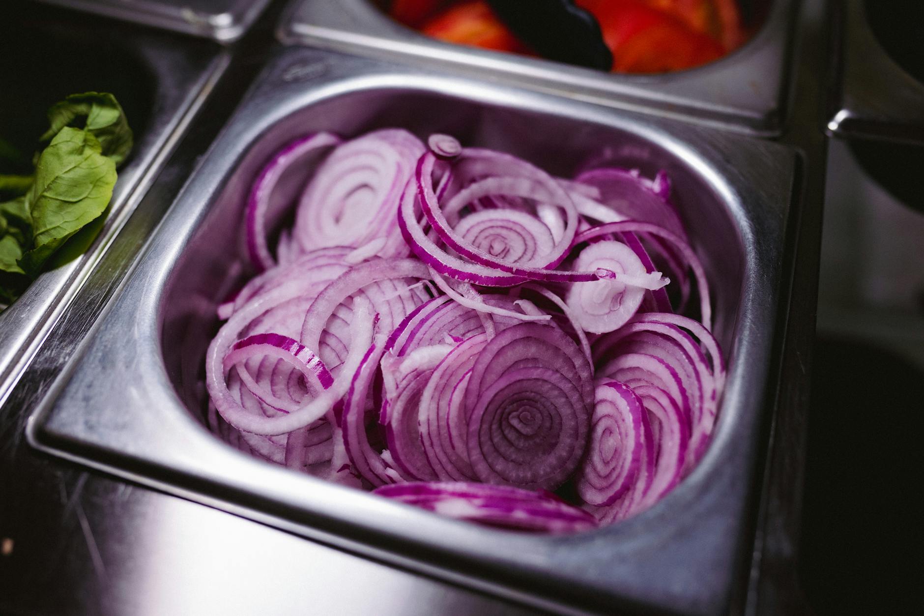 Raw Onions Food