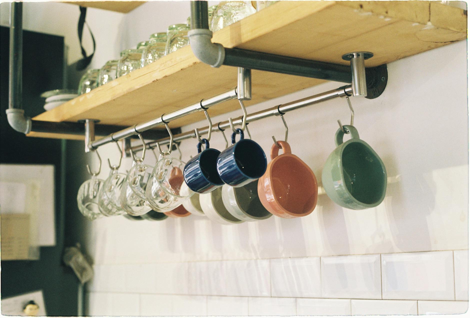 Industrial Pipe Shelving Kitchen