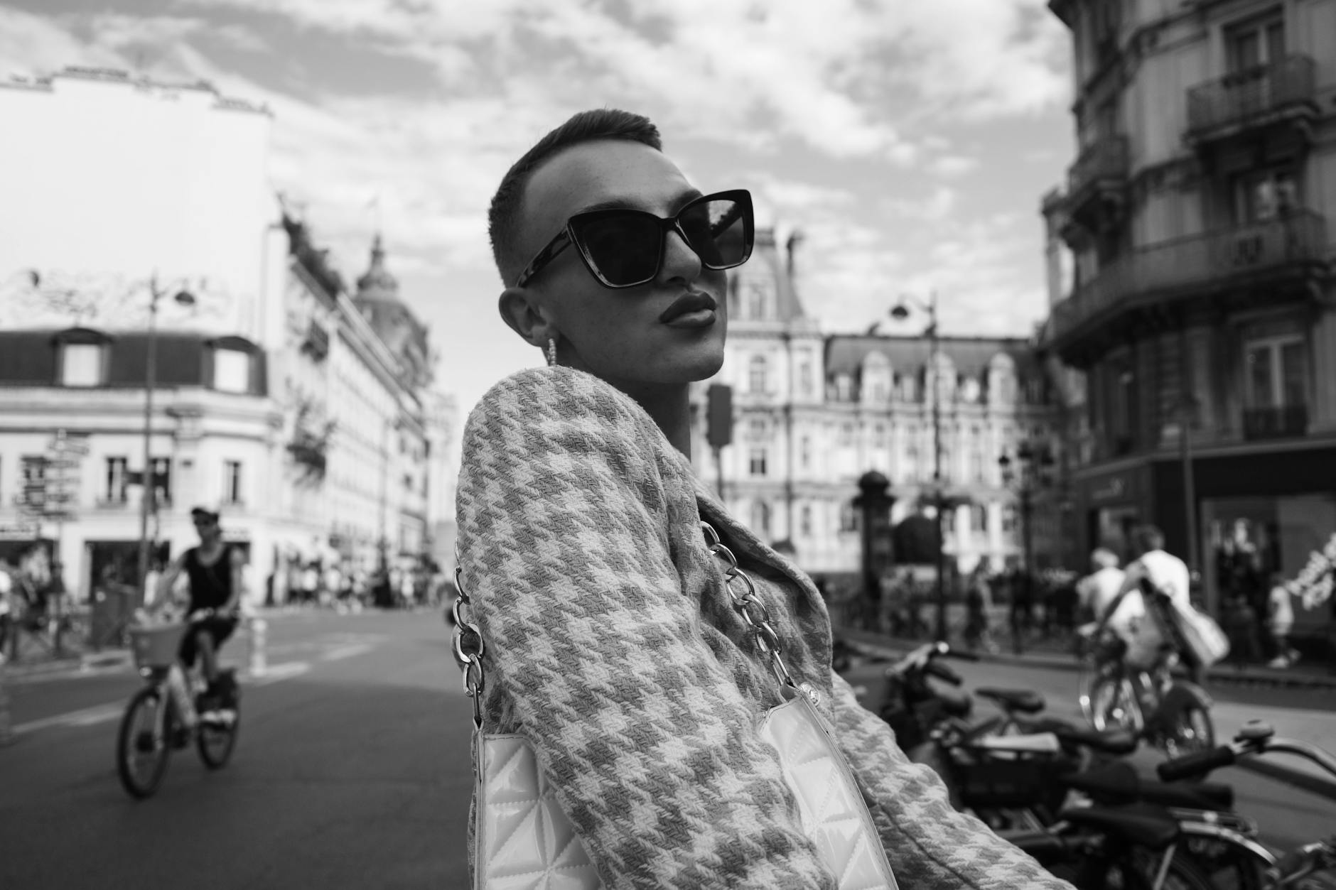 Lace Trim Camisoles Oversized Blazers Street Style