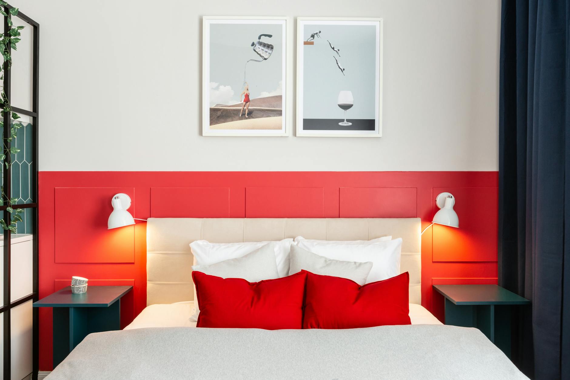Tomato Red Bedroom Decor
