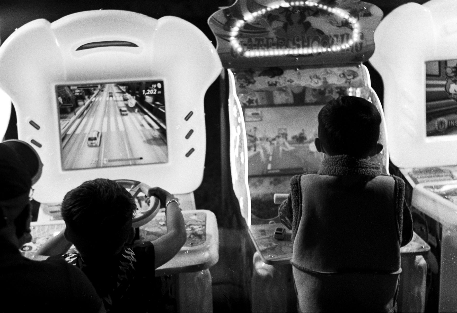Children At Arcade