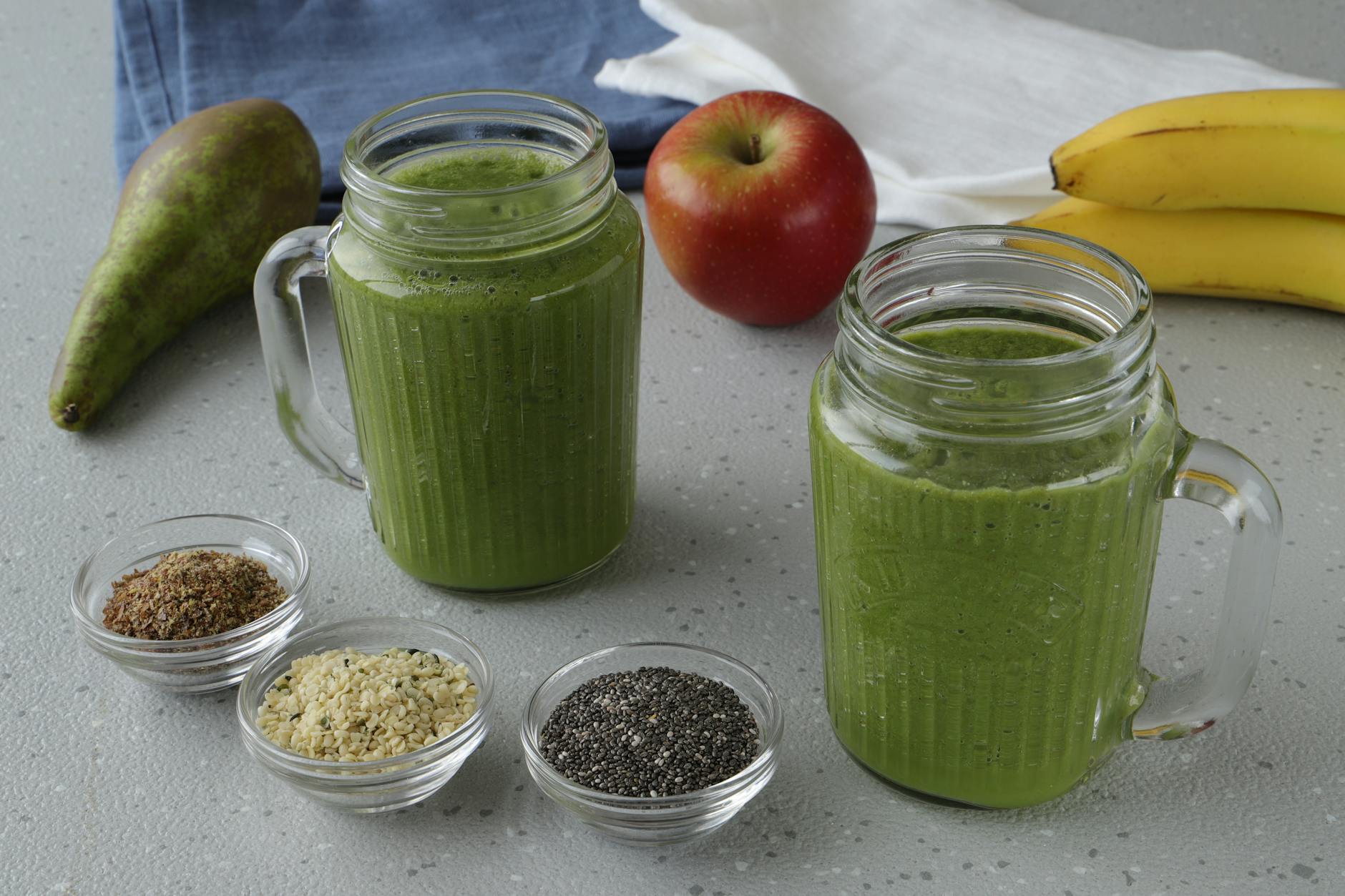Pear Basil Smoothie