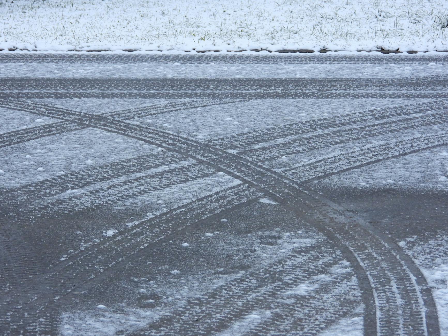 Slippery Road Conditions