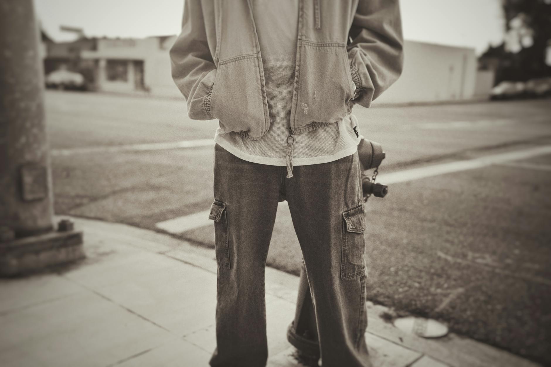 Vintage Cargo Pants Fashion Street Style