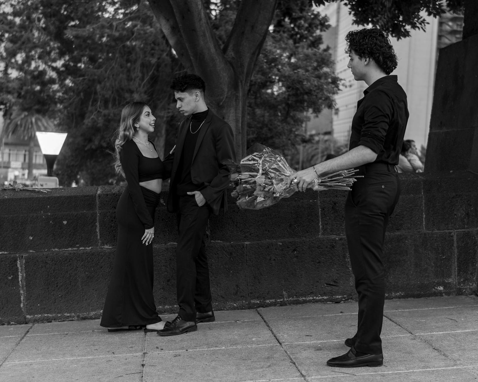 Jealousy Triangle Illustration