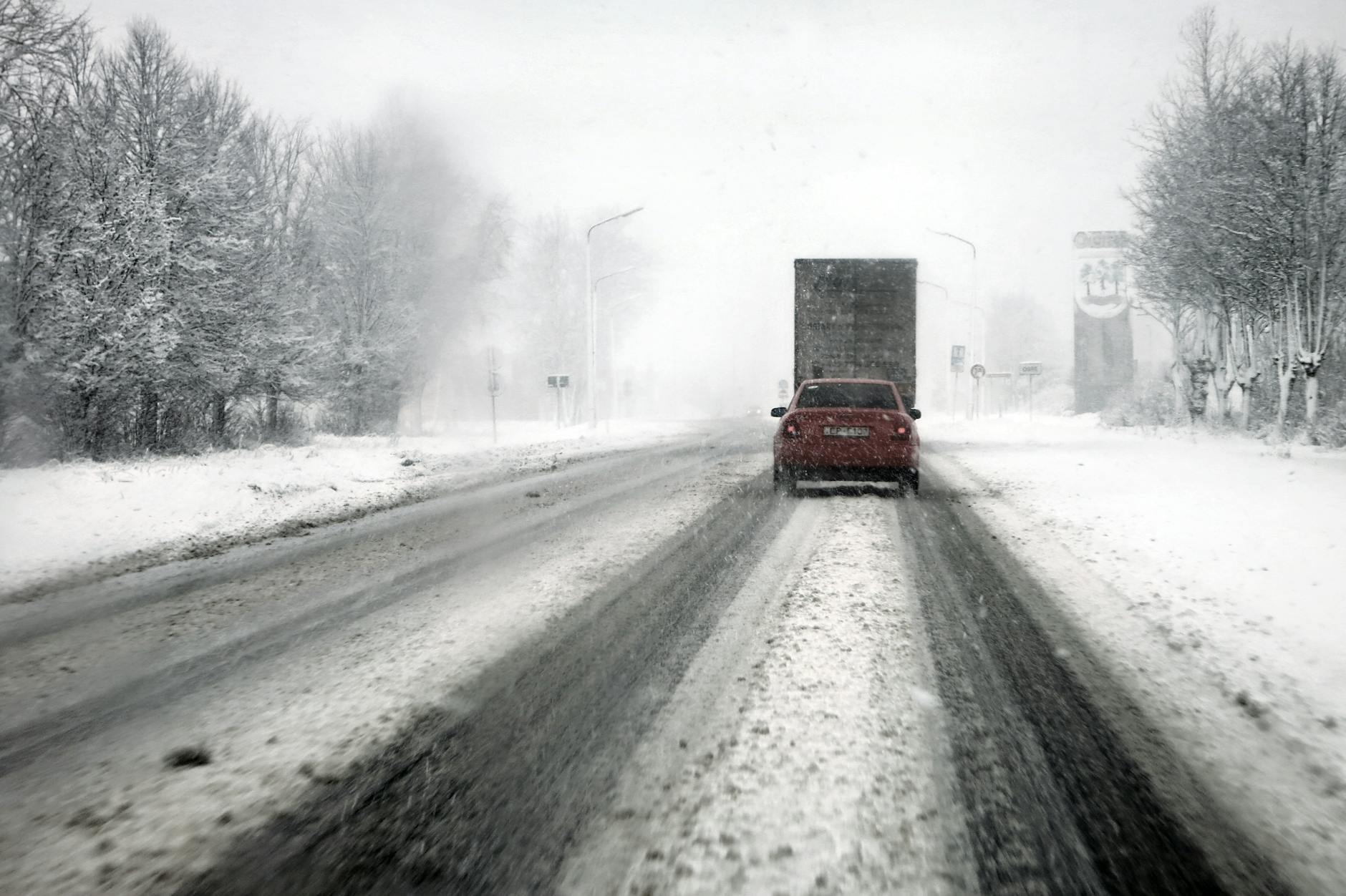 Winter Driving Conditions Wisconsin Snowstorms Accidents