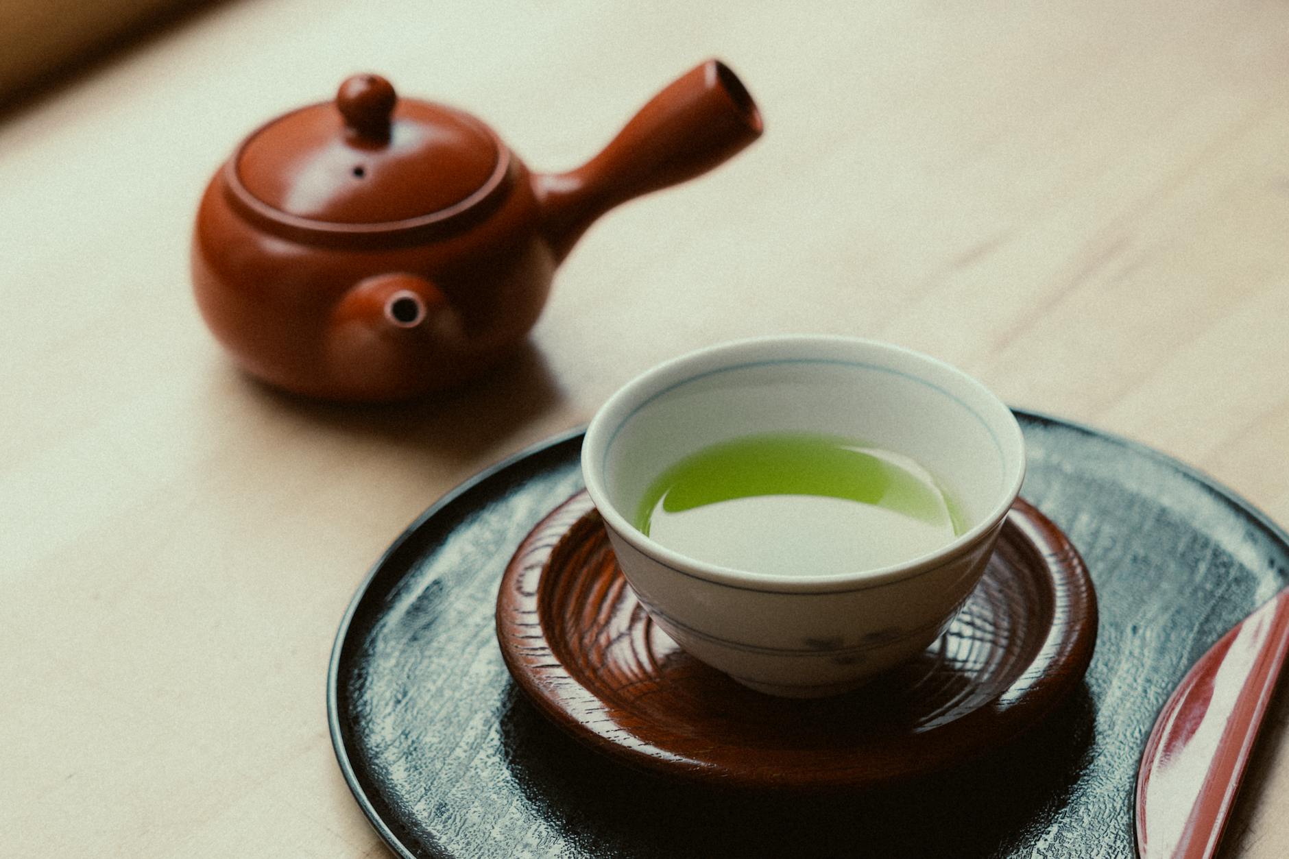 Green Tea Caffeine L-theanine Brain Focus Concentration