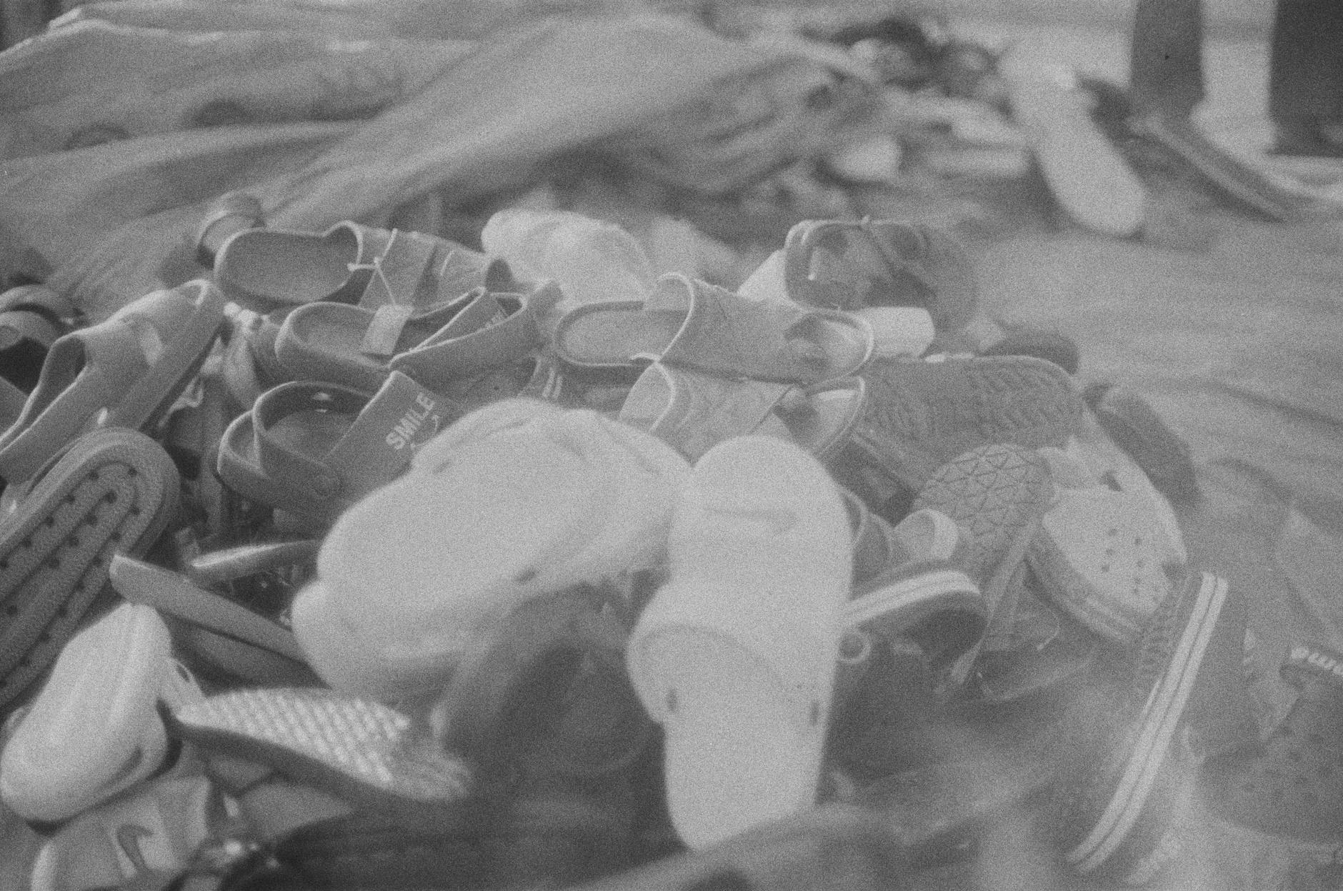 Worn Shoes Soles Insoles Thrift Store