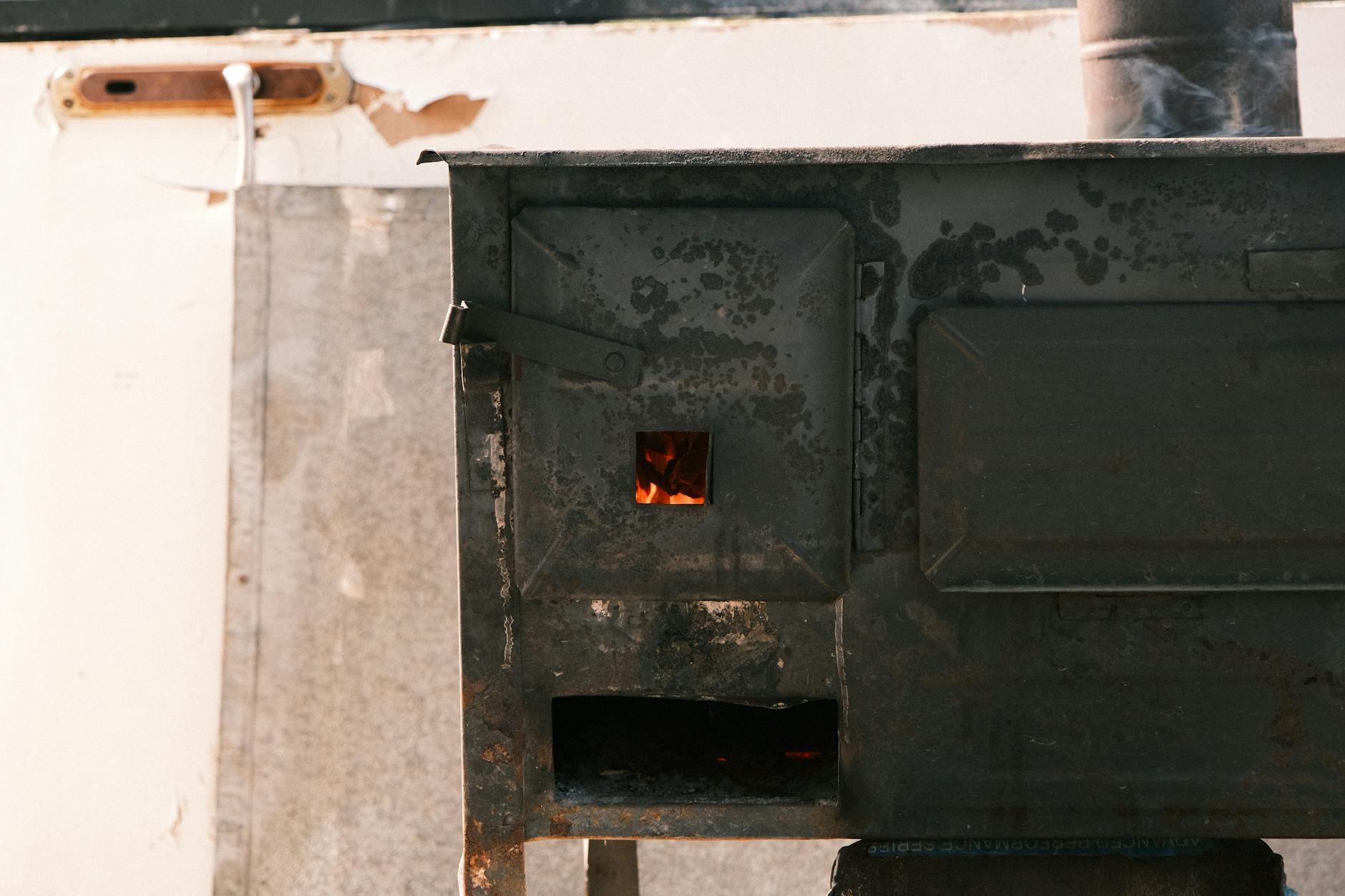 Shepherds Hut Tiny House Design Corrugated Iron Roof Cast Iron Wheels Interior Wood-burning Stove Cozy Retreat