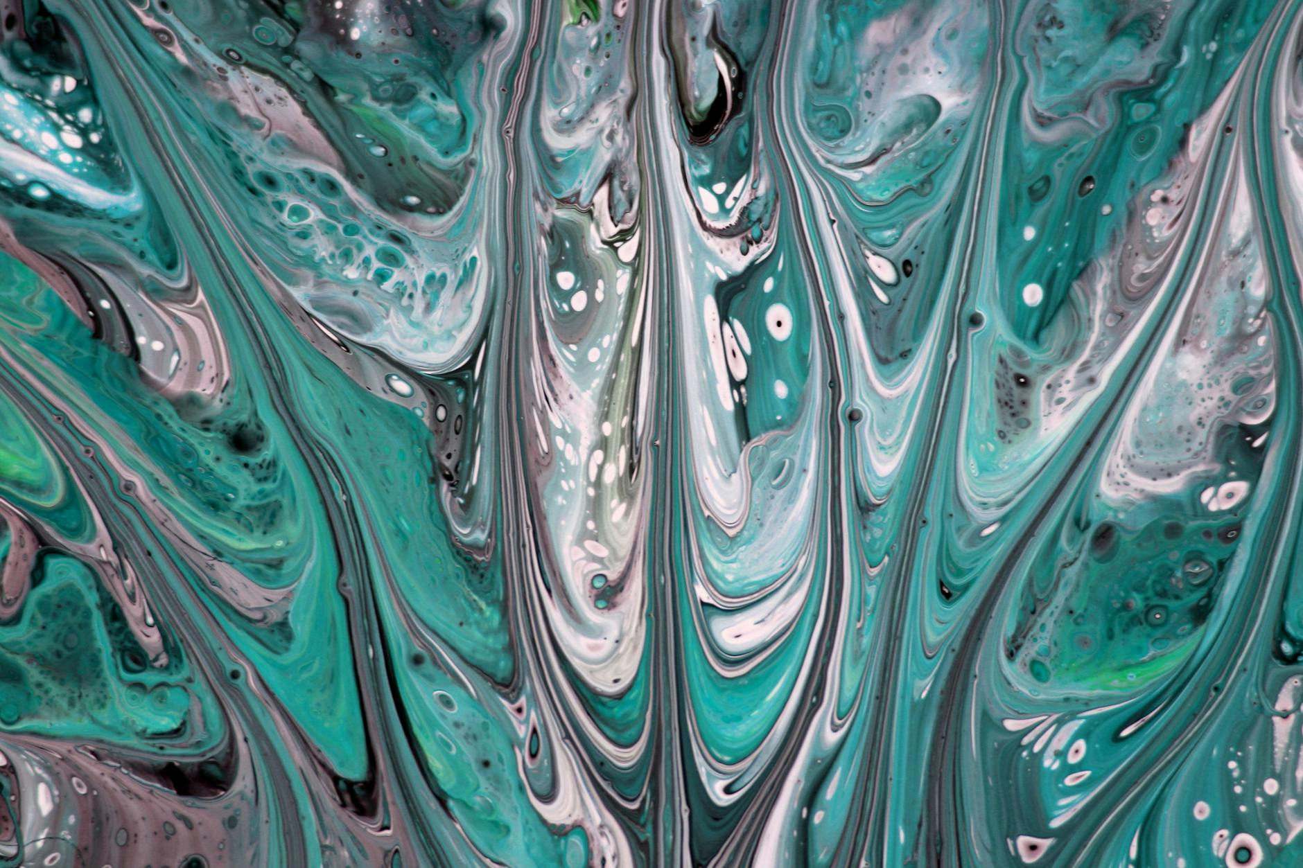 Vivid Teal Bedroom Paint