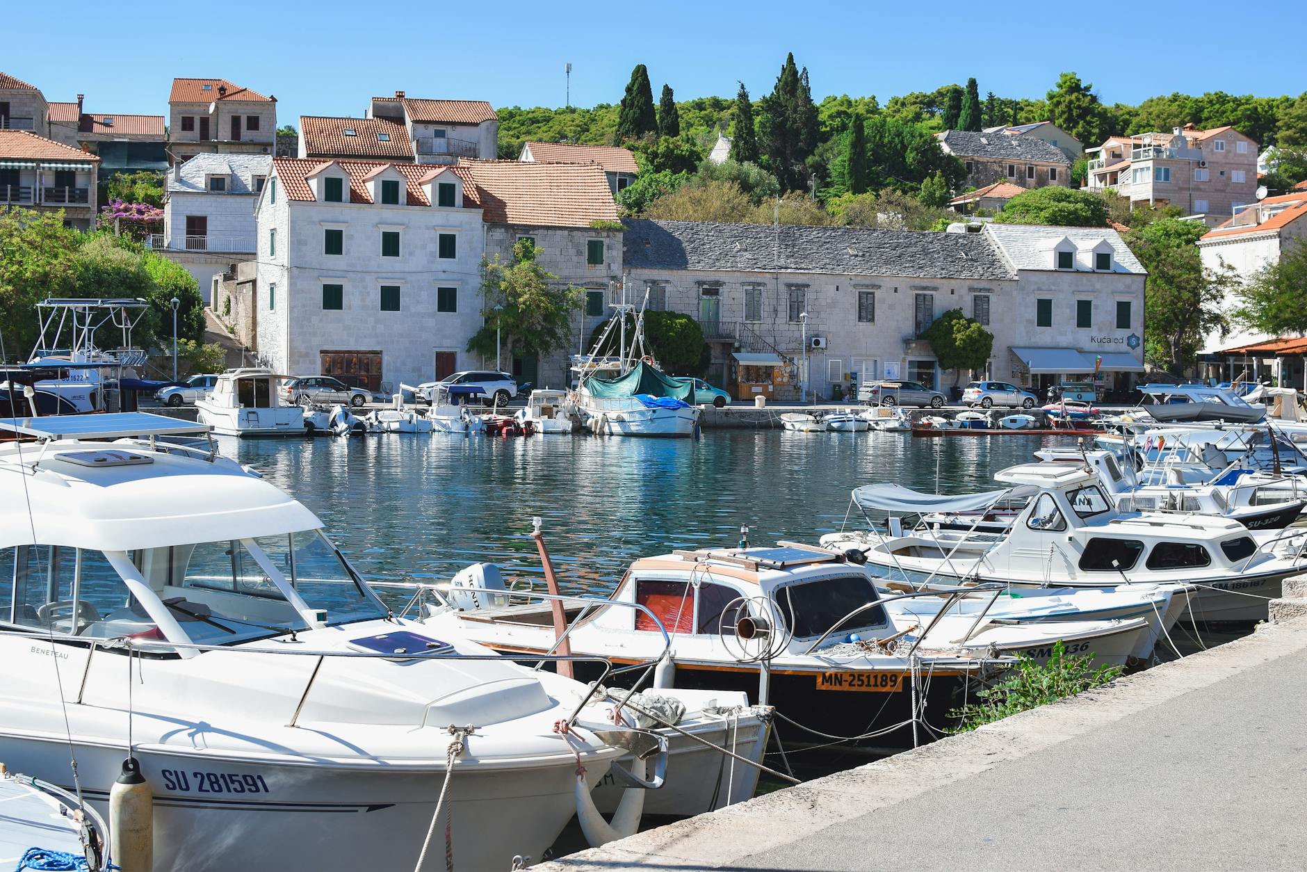 Tribunj Croatia Fishing Village Narrow Alleys Stone Houses Marina