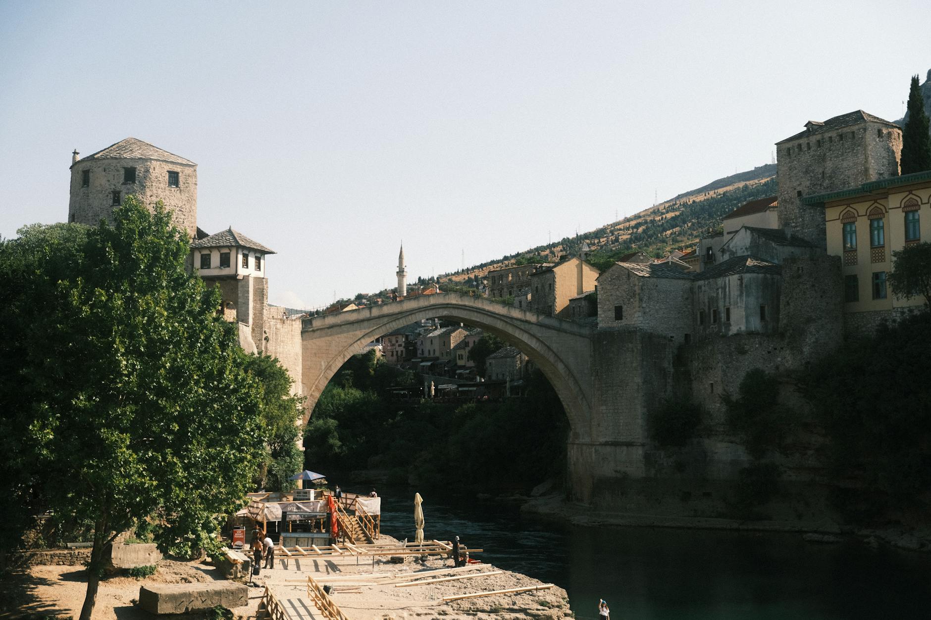 Mostar Ottoman Bridge Neretva River Bazaar Traditional Metalwork Bosnian Coffee Architecture Cultural Influences Local Divers