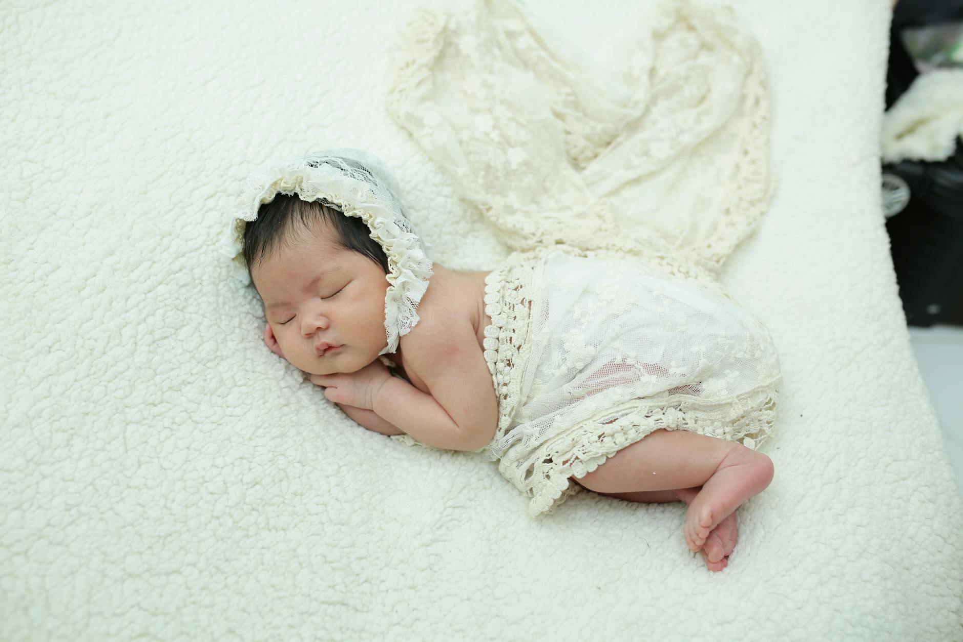 Bundled Newborn Baby