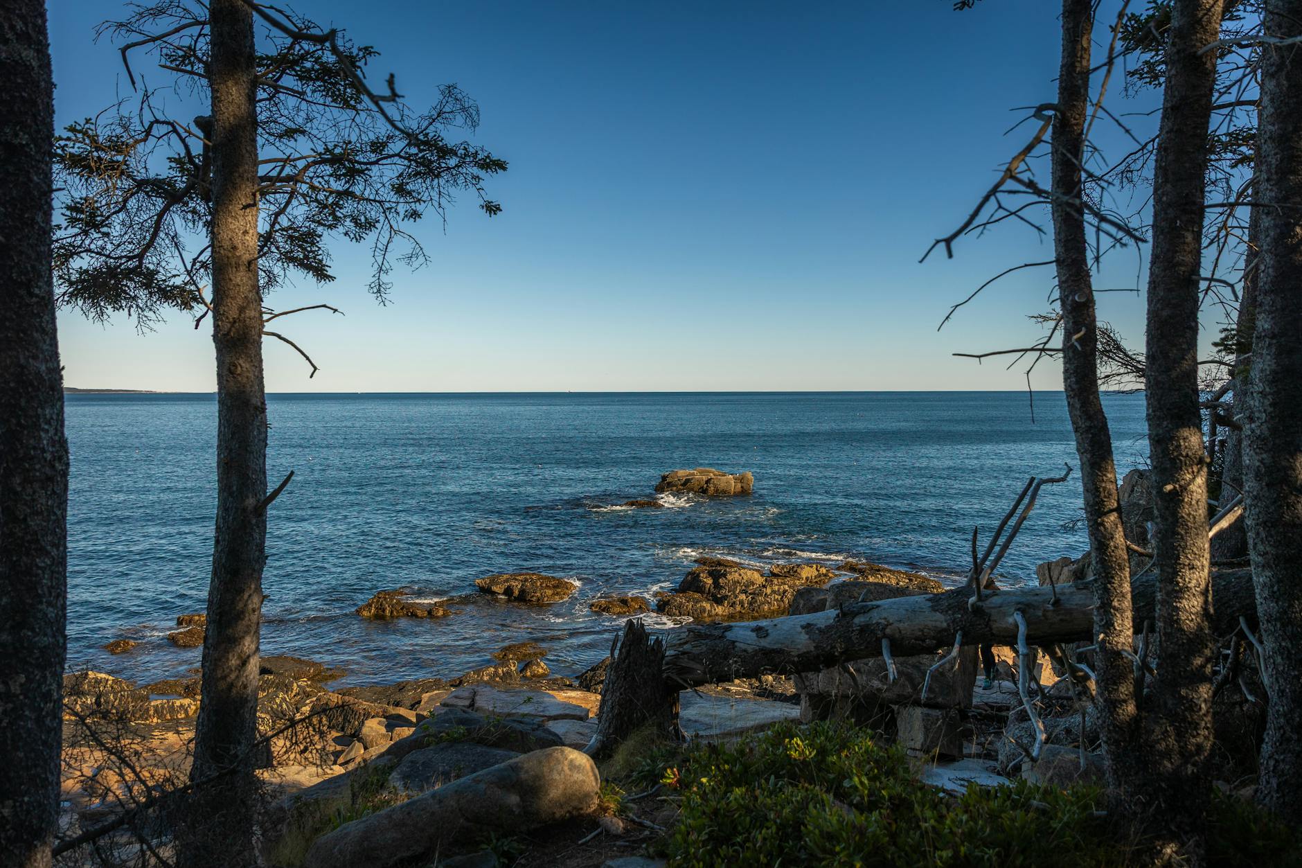Acadia National Park Ocean Views Granite Mountains Sunrise Cadillac Mountain Rocky Shoreline Tide Pools Cliffs