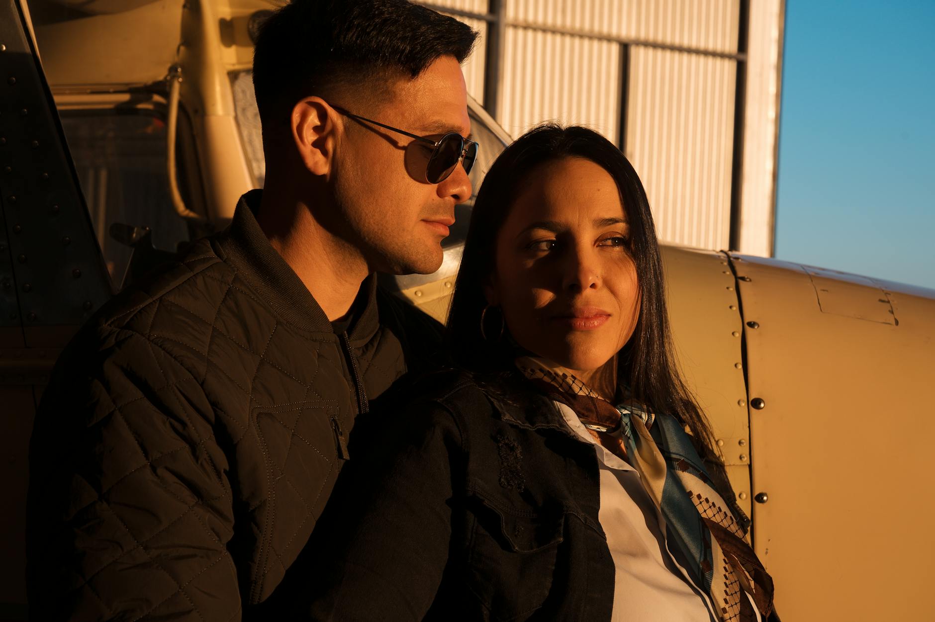 Dangling Scarves Airplane Safety