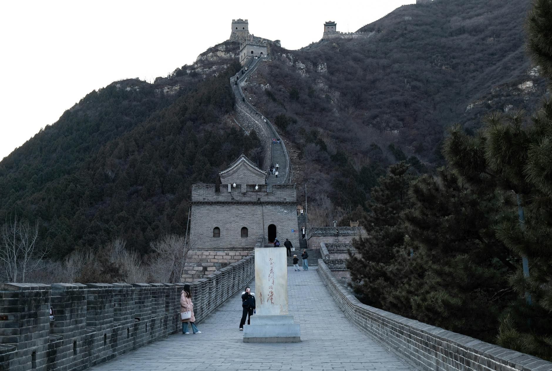Badaling Great Wall Overcrowded Tourist Attraction