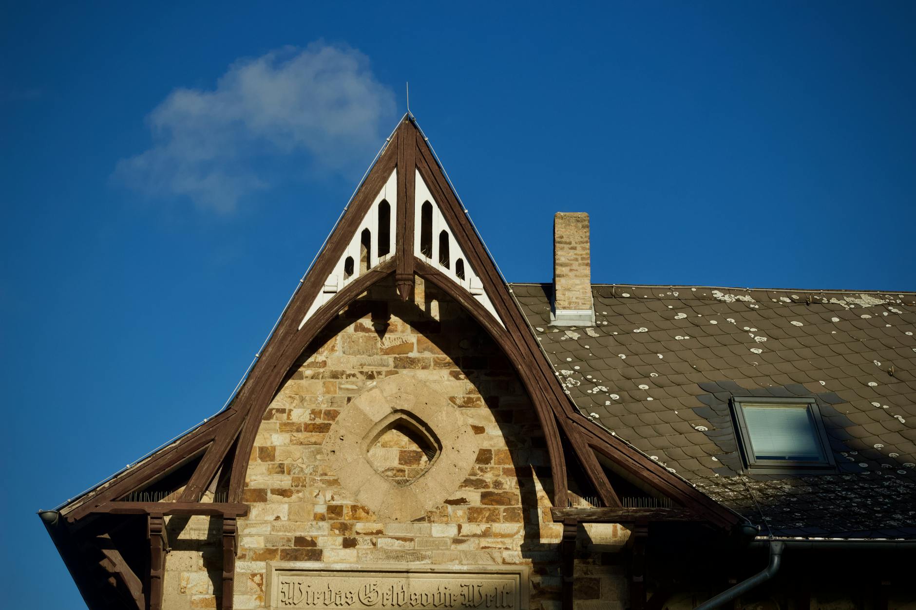 Gothic Revival Tiny House Design With Pointed Arches And Steep Roof Pitches