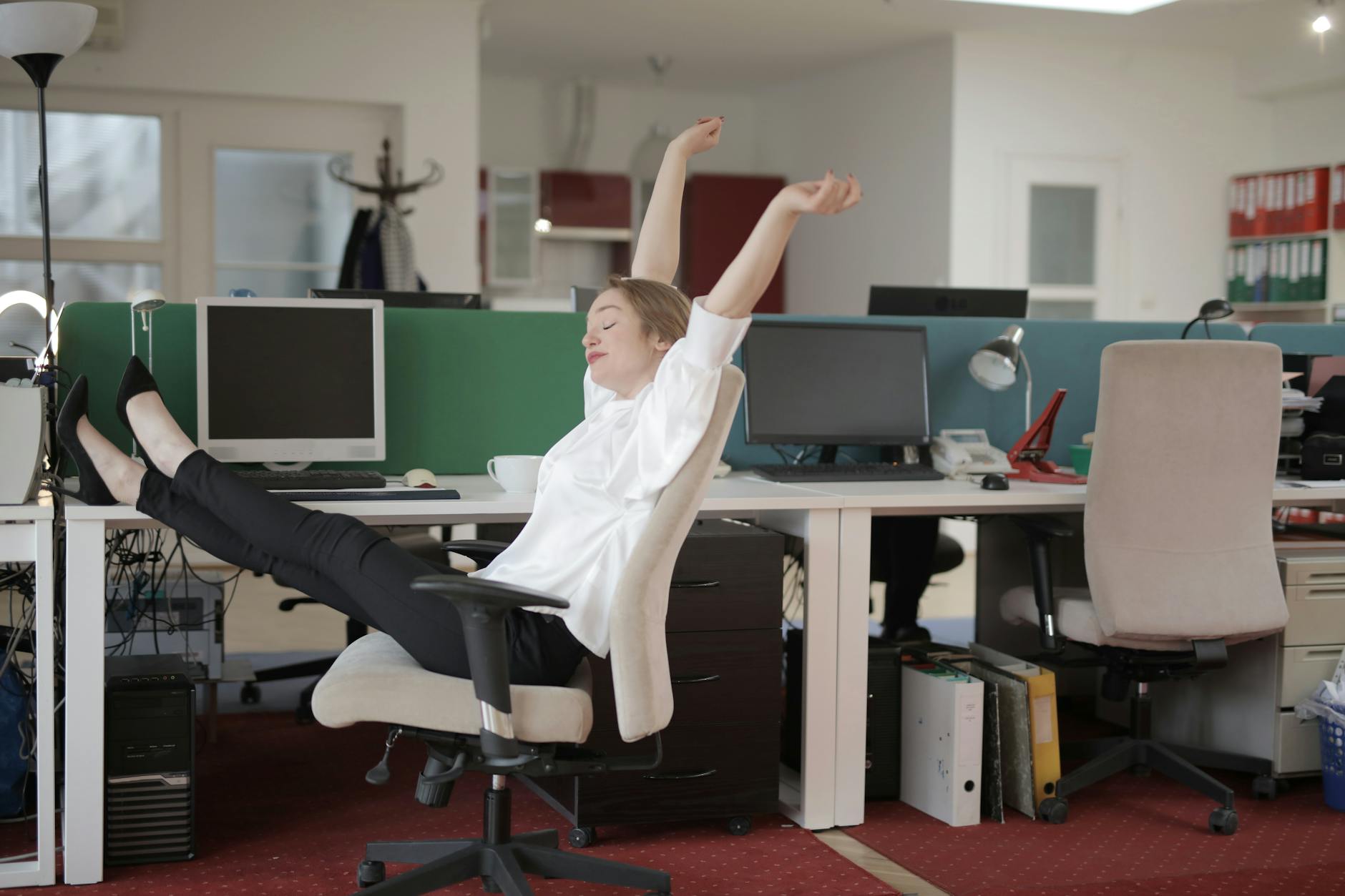 Home Office Exercise Breaks Stretching Jumping Jacks Productivity