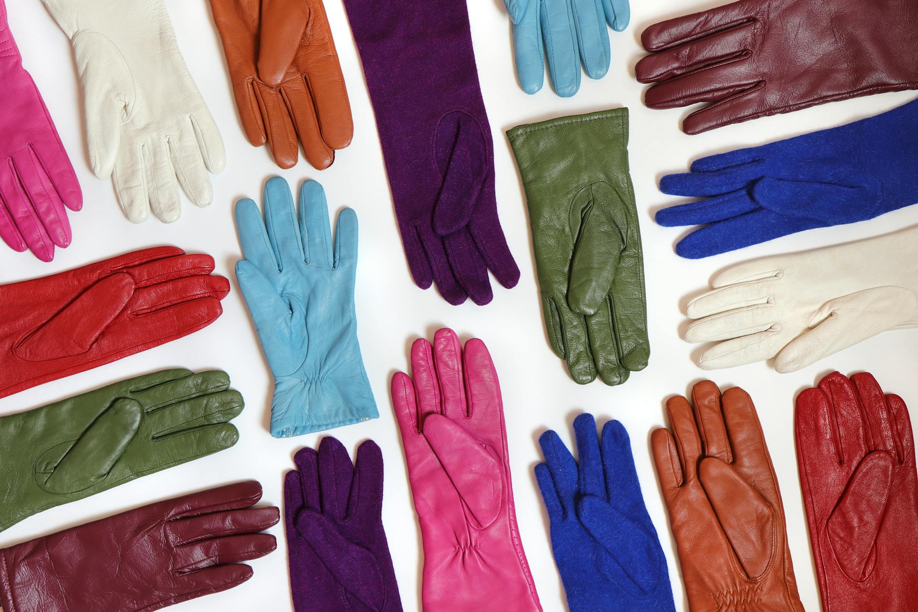 Leather Gloves Winter Fashion Accessories