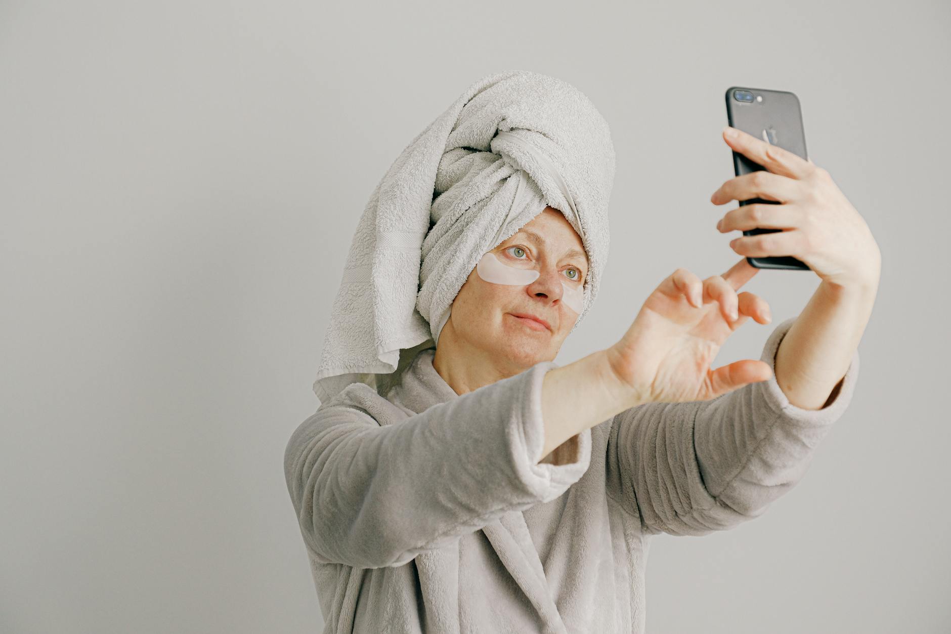 Person Taking Towels