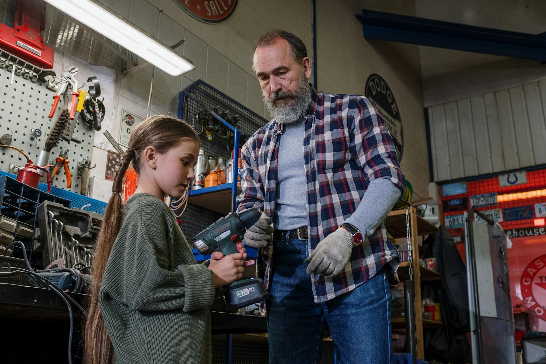 Dad Supporting Daughter Hobbies