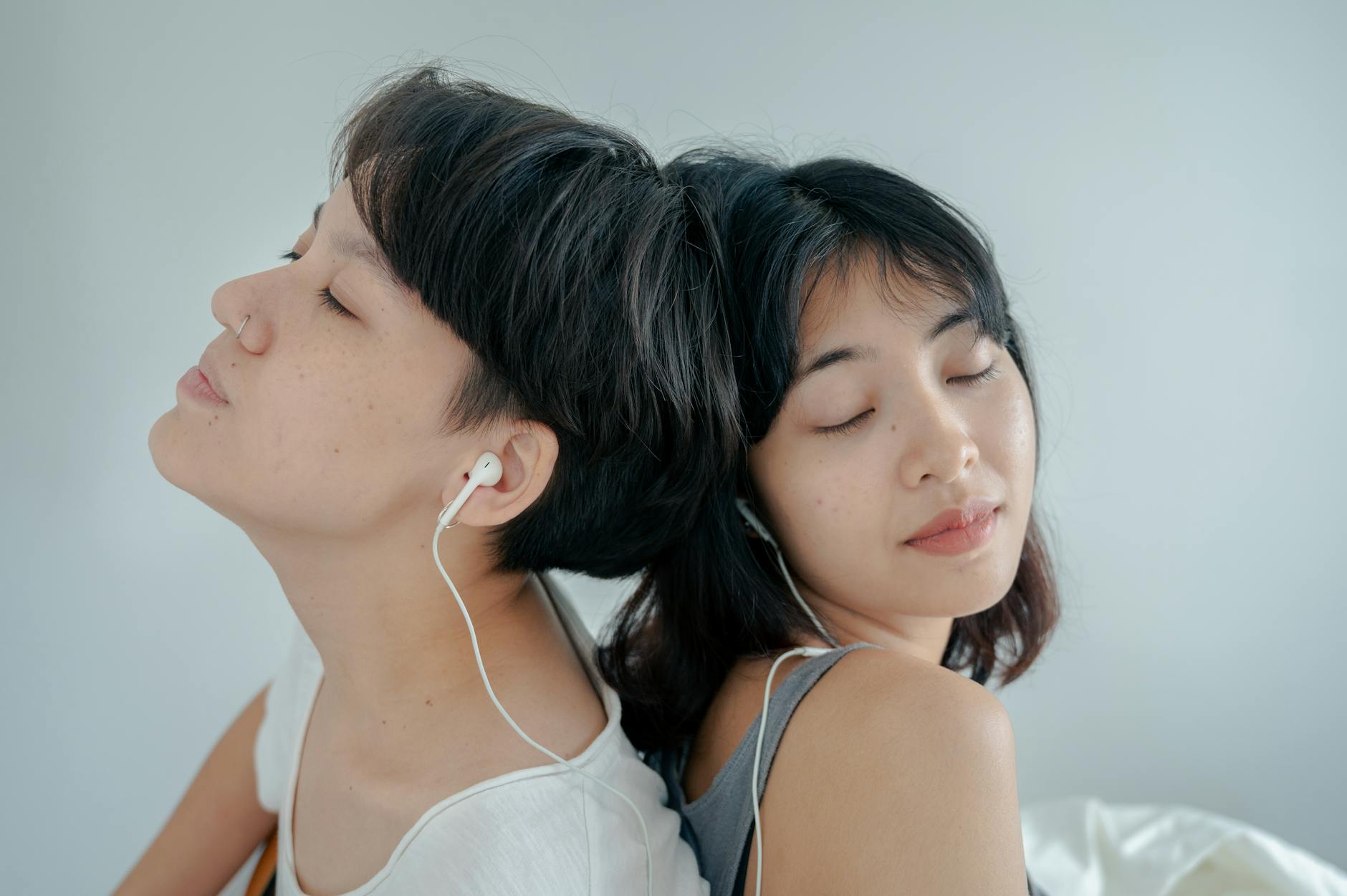 Couple Enjoying Music Together Concert Playlist Bonding