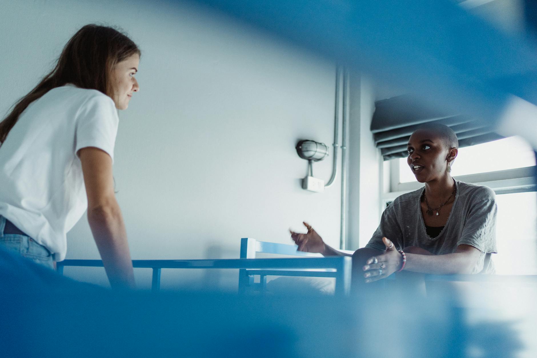 Person In Shared Living Space