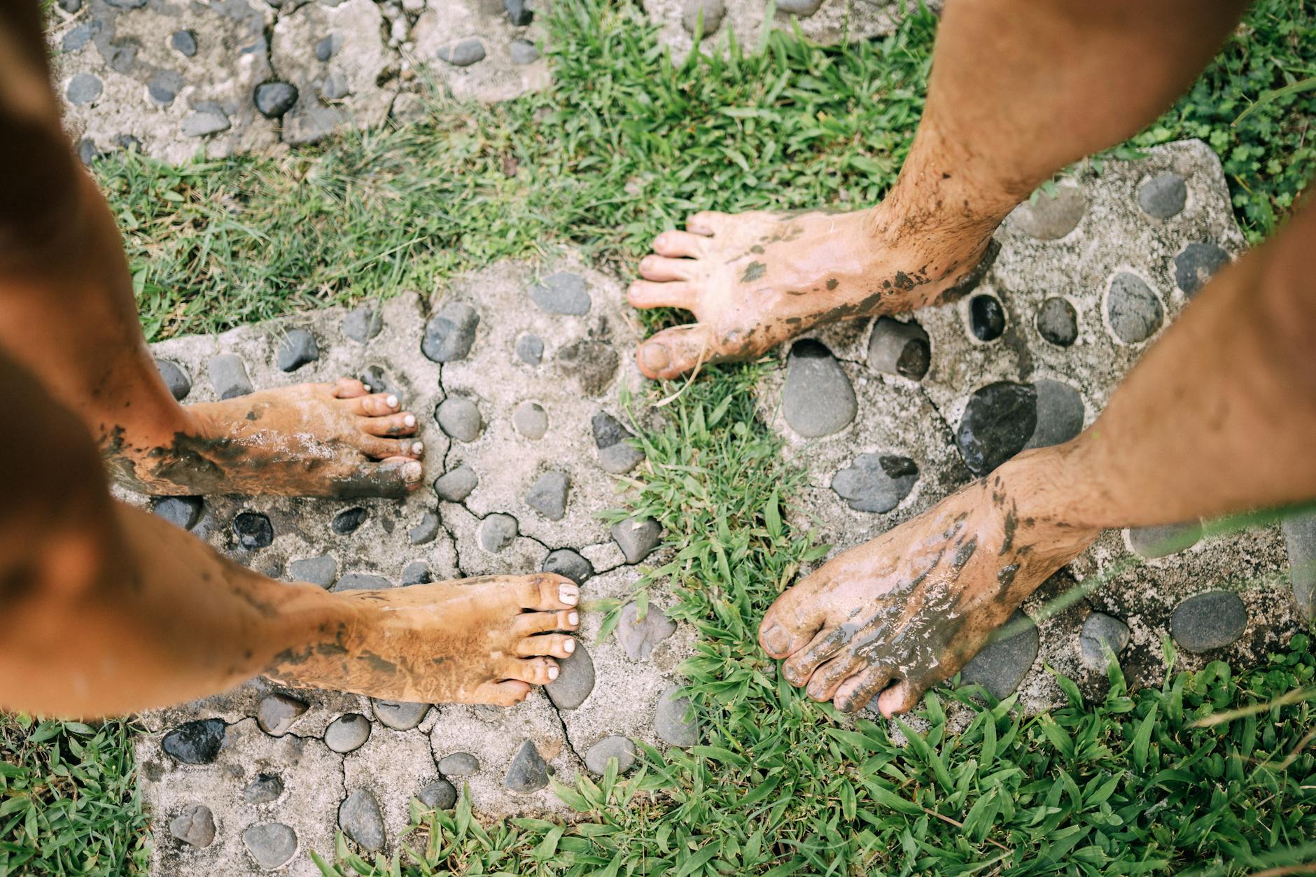 Barefoot Walking On Grass Or Rug Sensory Experience