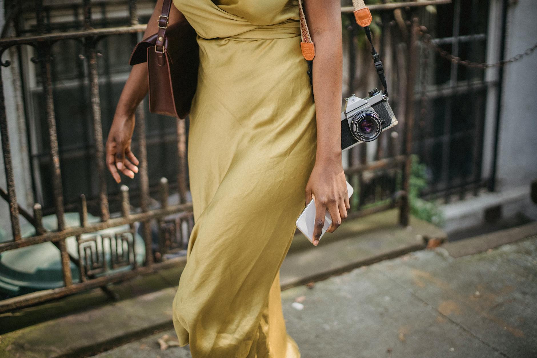 Draped Dresses Street Style