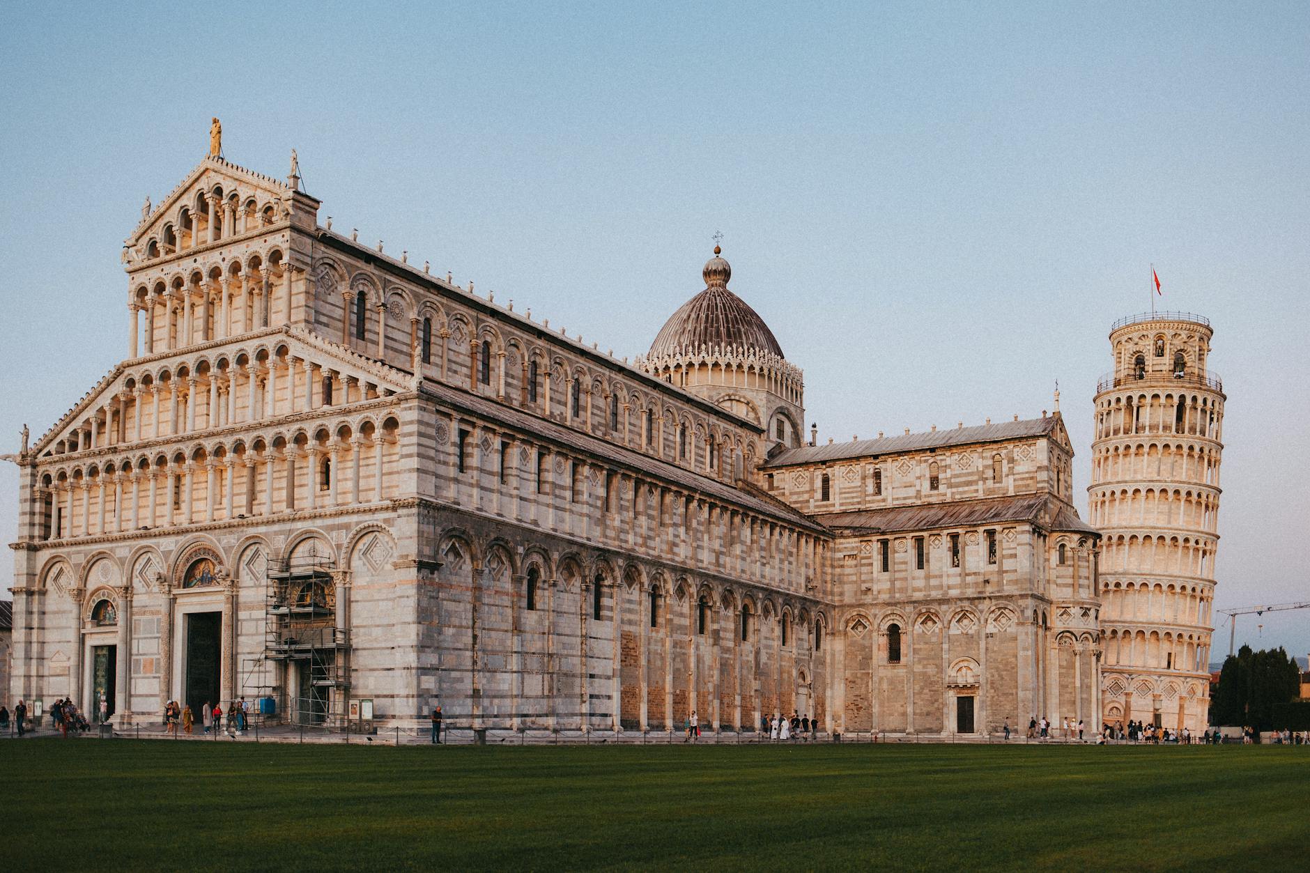 Leaning Tower Of Pisa Tourist Posing