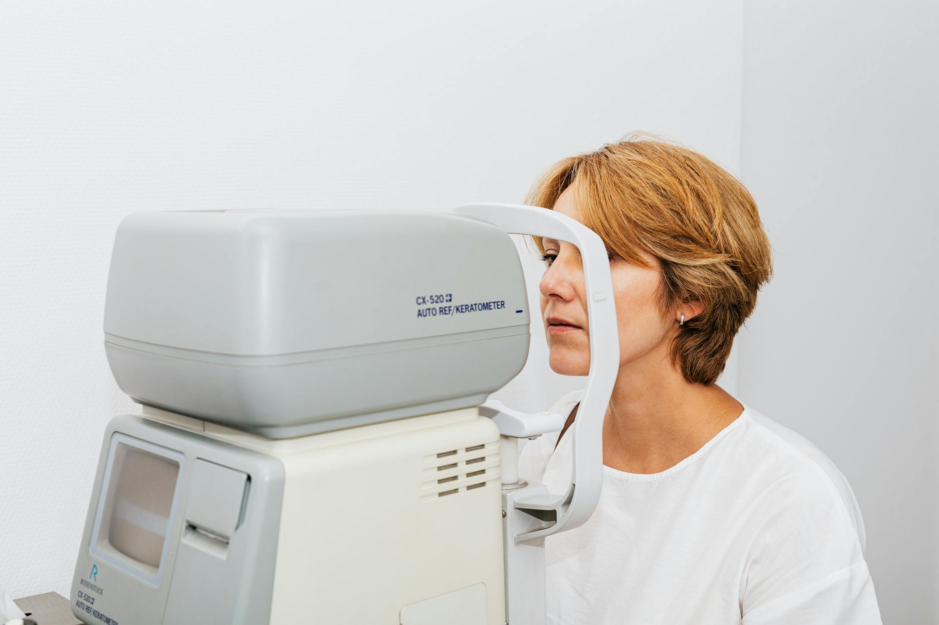 Person Getting Eye Exam