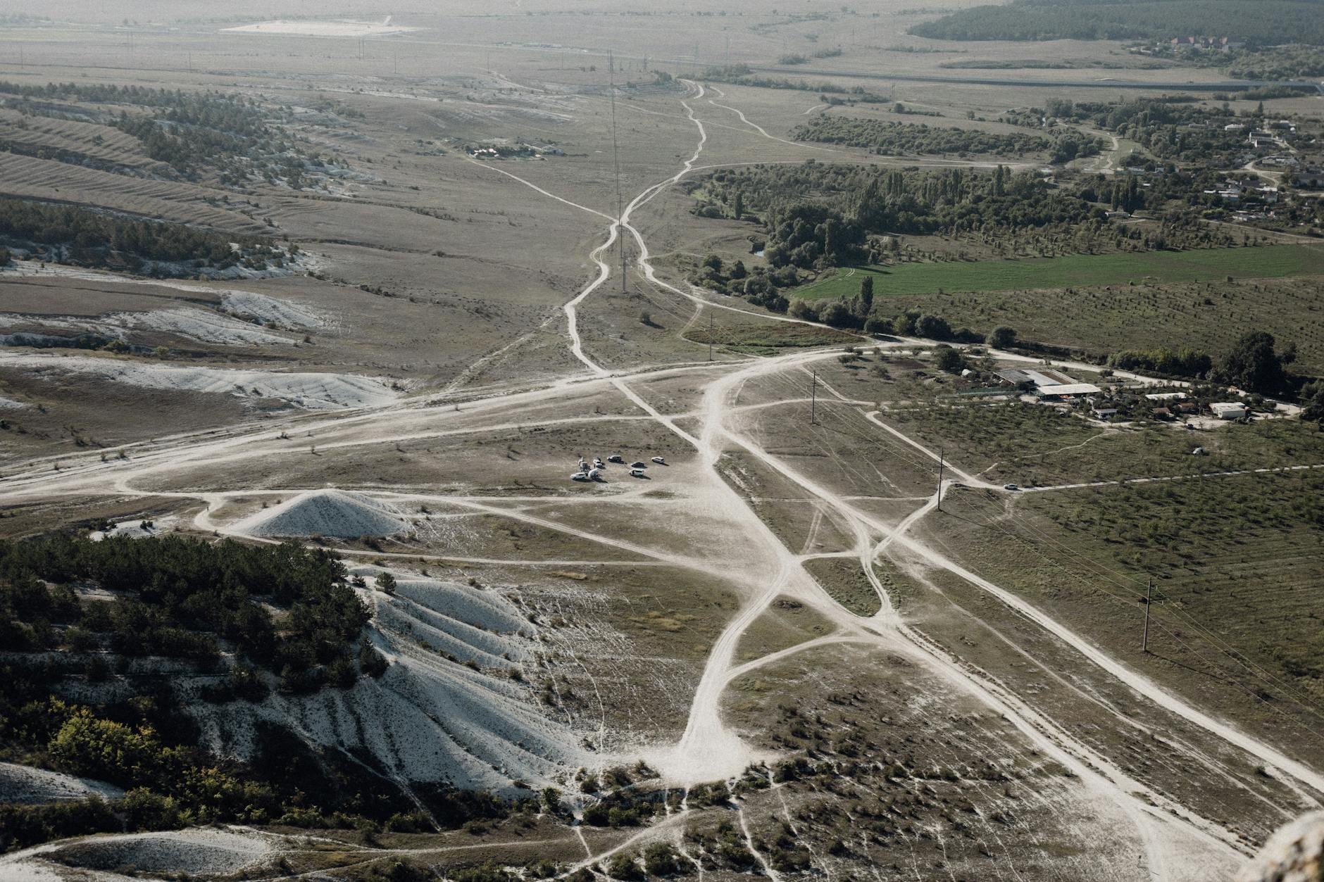 Diverging Paths Illustration