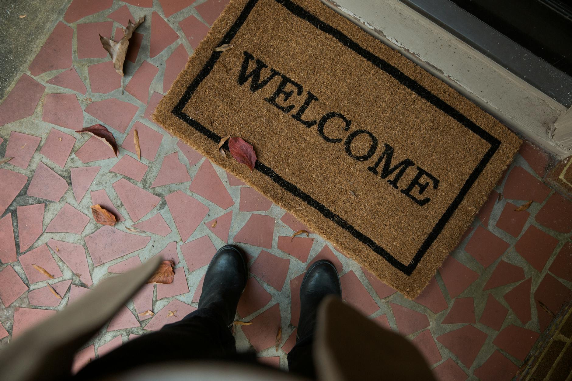 Fresh Doormat Coir Rubber Entryway Decor